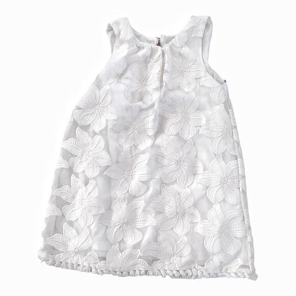 Genuine Kids Other - GENUINE Girls White Lace Spring Dress Size 4T Kids Toddlers Bridal Flower Girl